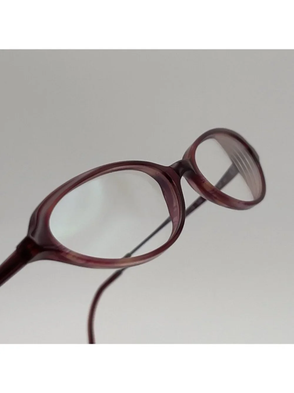 Vera Wang V47 FU Eyeglass Frames Women's Full Oval Pink Mauve 52-15-135 Italy